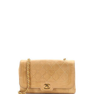 Chanel Small Vintage Diana Flap Bag Quilted Lambskin